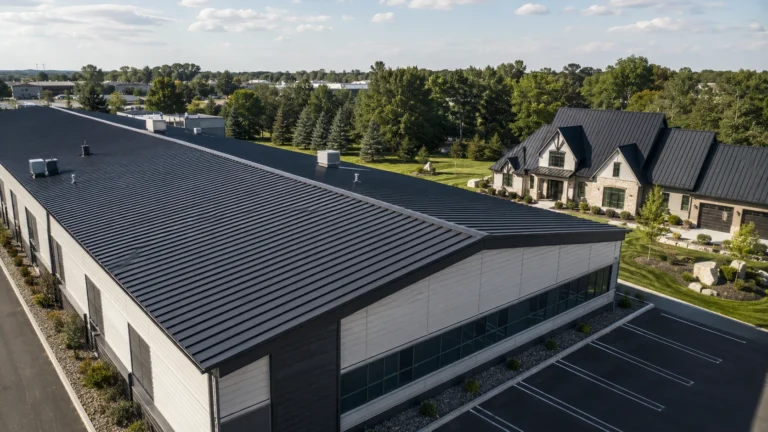 Commercial vs. Residential Metal Roofing: What’s Actually Different
